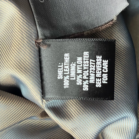 Buttery Soft Brown Leather jacket blazer Croftt & Barrow light Fall - Picture 10 of 12